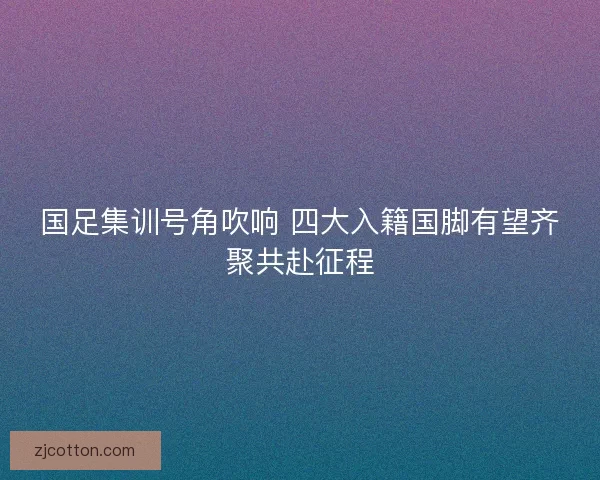国足集训号角吹响 四大入籍国脚有望齐聚共赴征程 国足集训号角吹响 四大入籍国脚有望齐聚共赴征程
